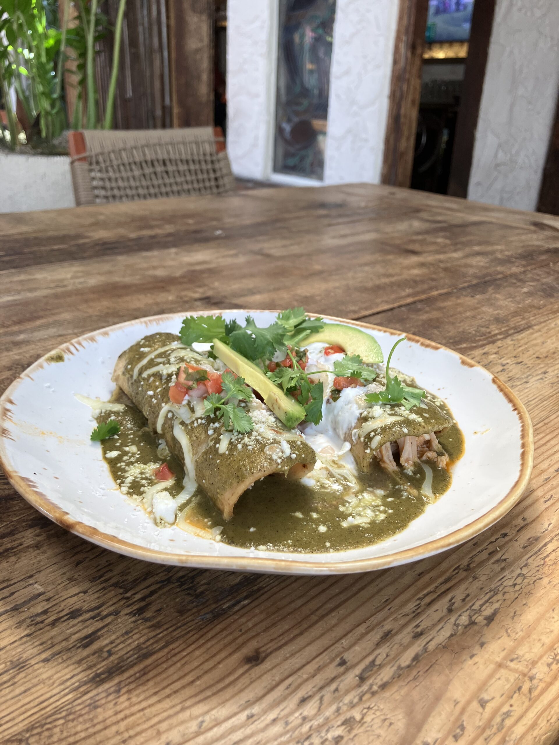 Enchiladas Suizas Verde