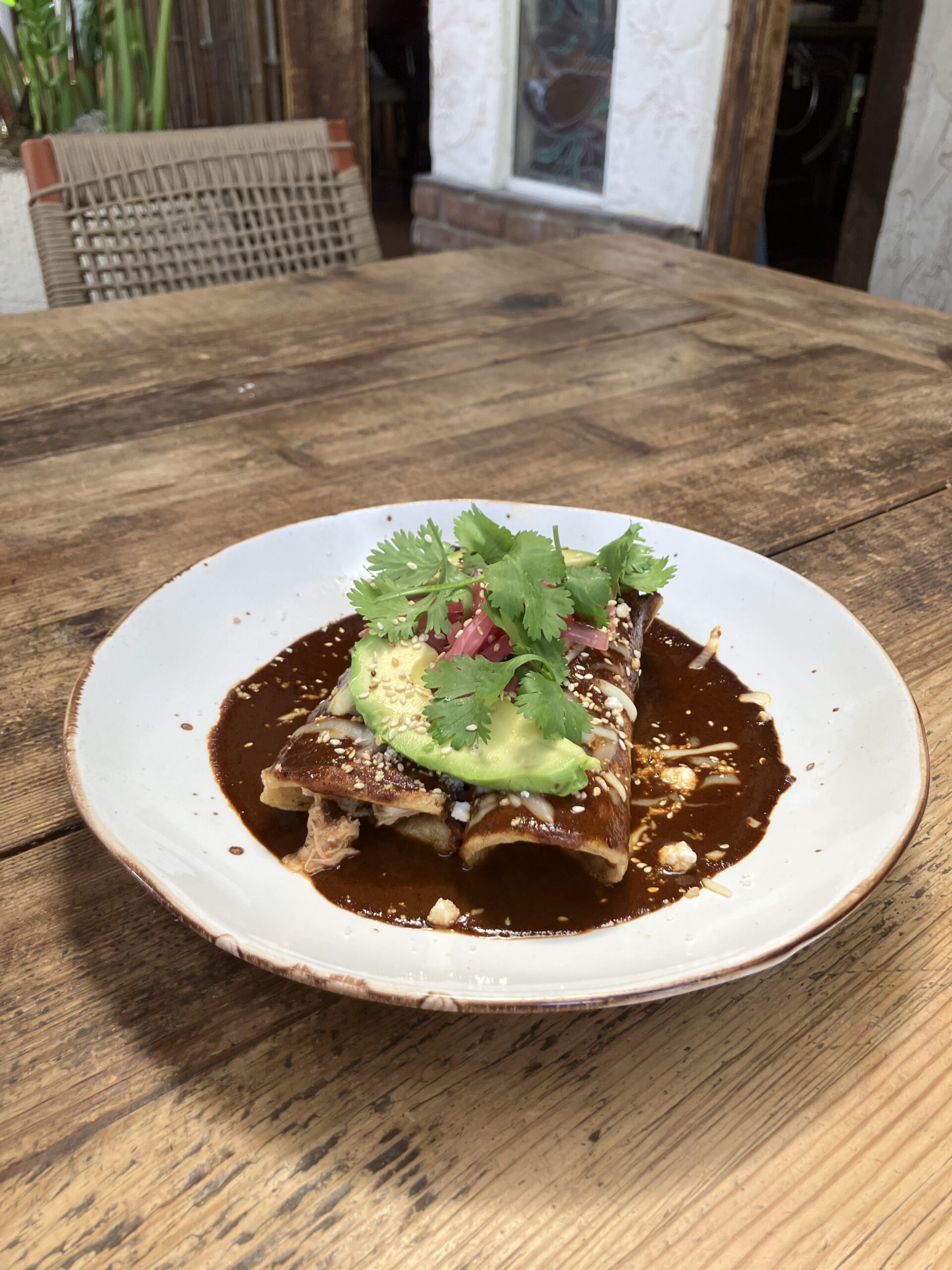 Enchiladas Mole de la Casa